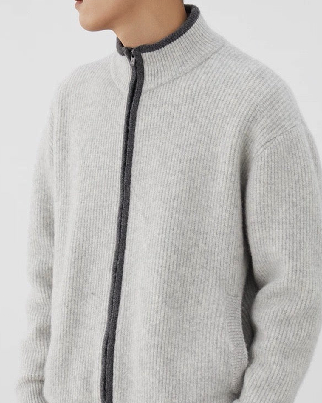 Equilibrio – Cashmere/Wool Struttura Cardigan