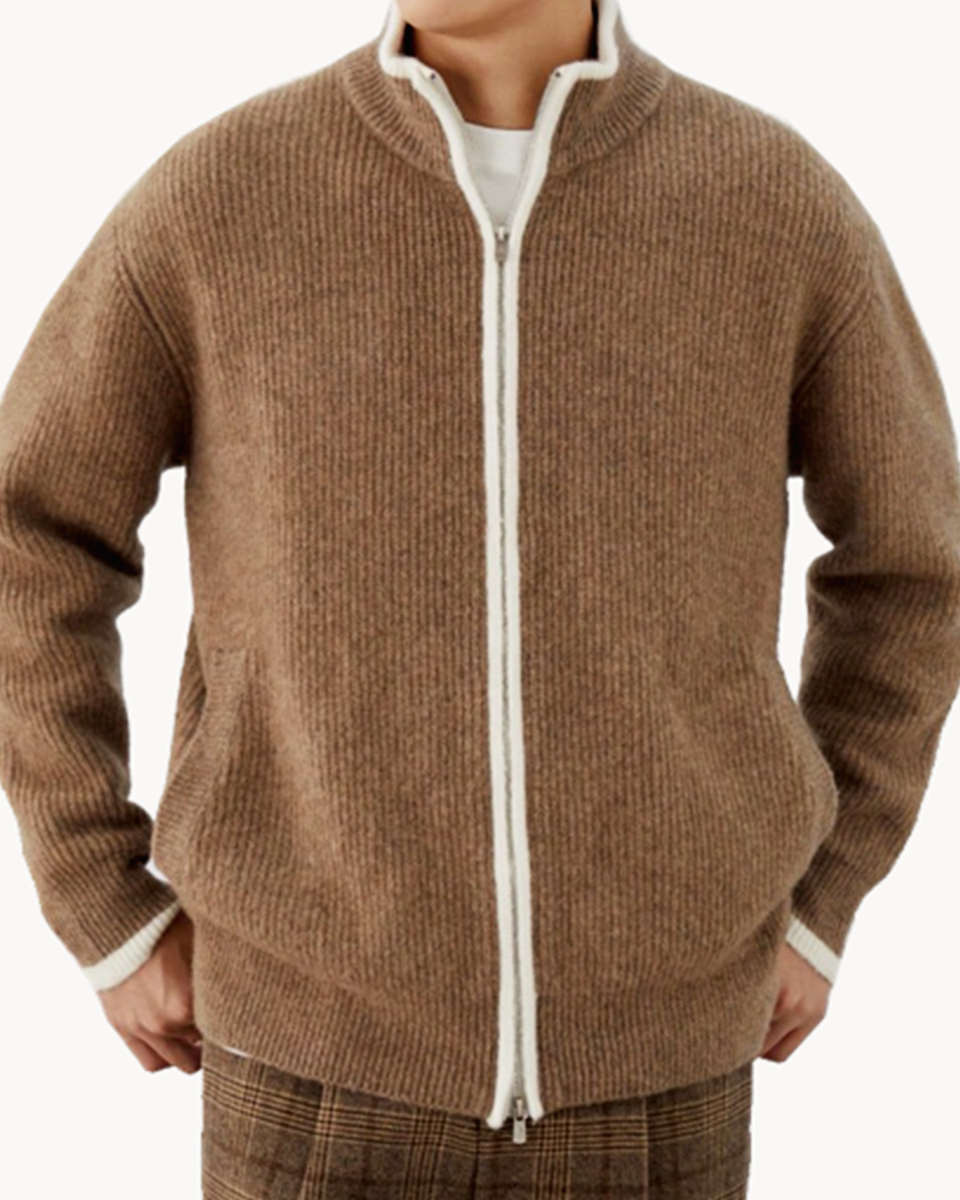 Equilibrio – Cashmere/Wool Struttura Cardigan