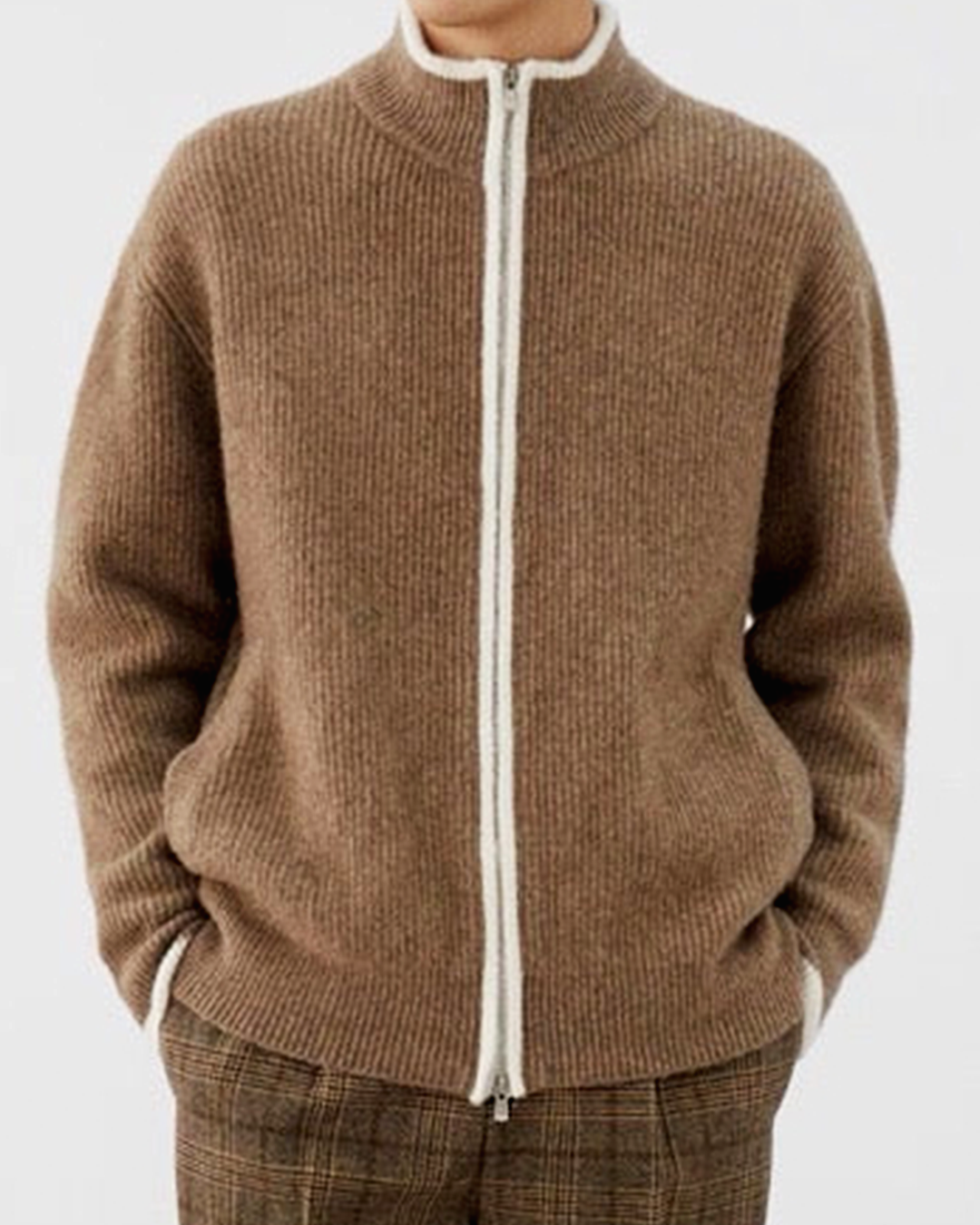 Equilibrio – Cashmere/Wool Struttura Cardigan