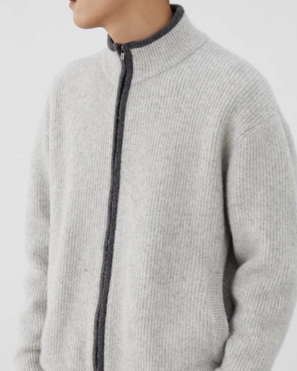 Equilibrio – Cashmere/Wool Struttura Cardigan