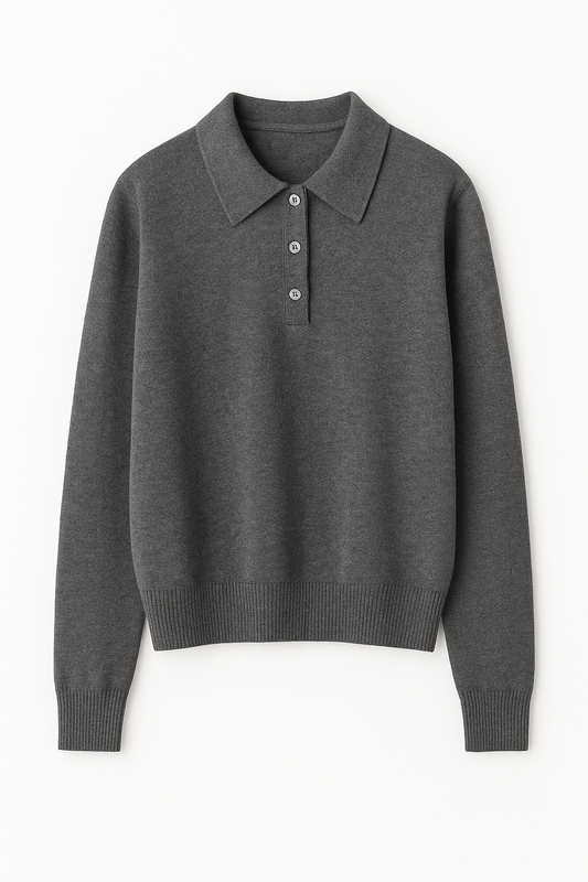 Cashmere Polo Knit